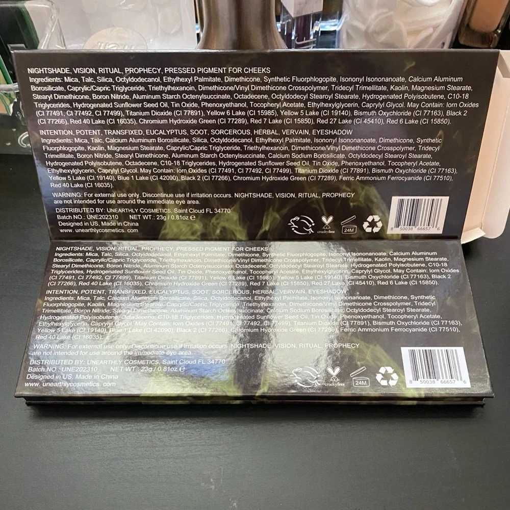 Unearthly Cosmetics Sorcerer Smoke palette BNIB - Picture 7 of 7